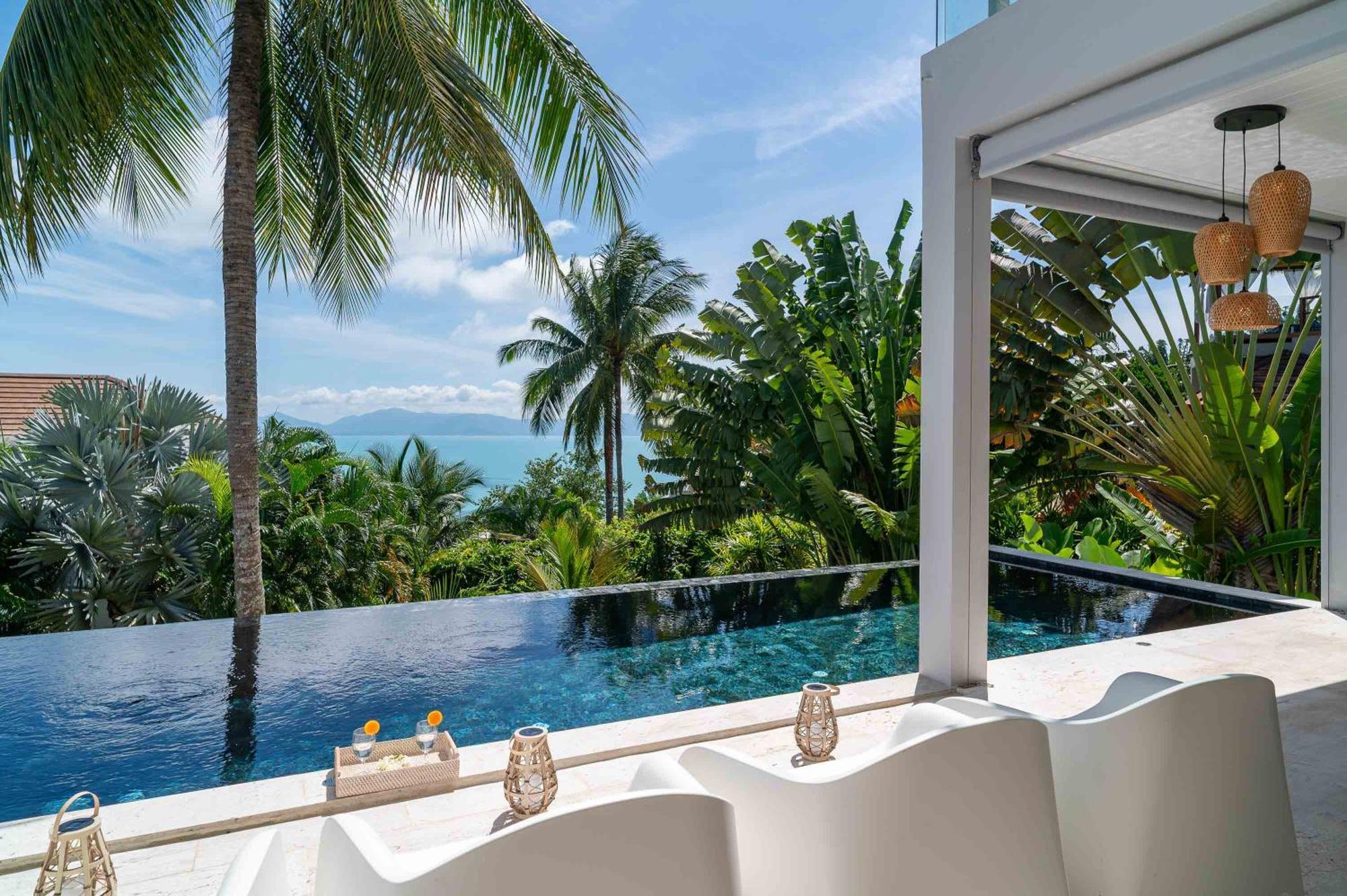 Villa 2br Tropical Elisa Sea View, Pool & Garden *